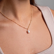 Ocean Tear Drop Halskette